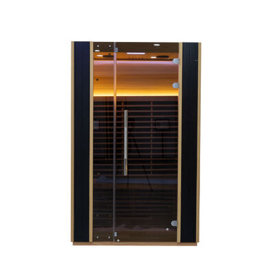 Luxury Low EMF Far Infrared Solid Wood Sauna Room for Indoor Home Wellness