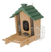 BAMBOO  WOODEN SMART BIRD FEEDER