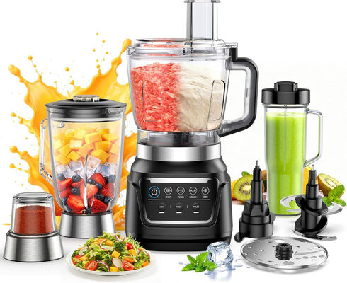 Food Processor & Vegetable Chopper For Slicing, Shredding, Mincing, And Puree,