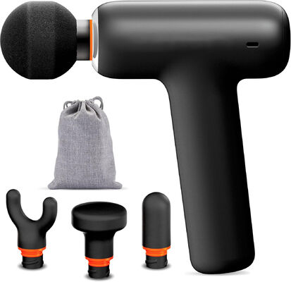 Massage Gun Percussion Massager With 4 Massages Heads Silent Brushless Motor