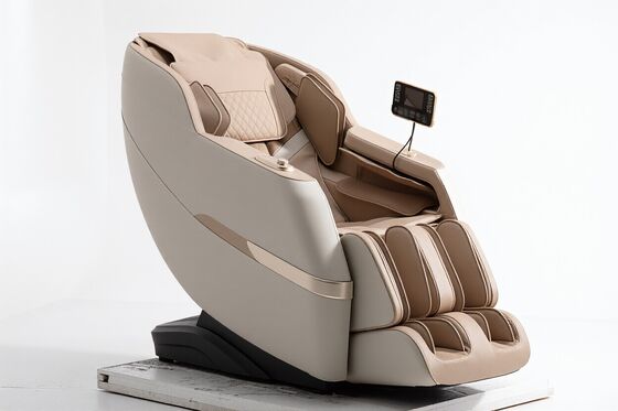 Smart Massage Chair with 5-Year PU Leather, Graphene Heat Therapy, Bluetooth Entertainment, and Wheeled Design