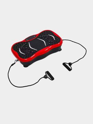 Whole Body Vibration Plate Exercise Machine with Resistance Ropes