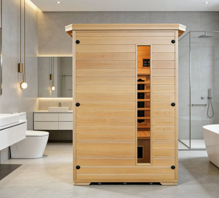 Far Infrared Sauna Room 3 Person Indoor Sauna Ceramic Heater, Low EMF Carbon Heater Or Full Spectrum Heater