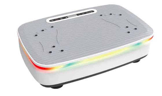 Multi-Color LED Vibration Plate for Home Fitness