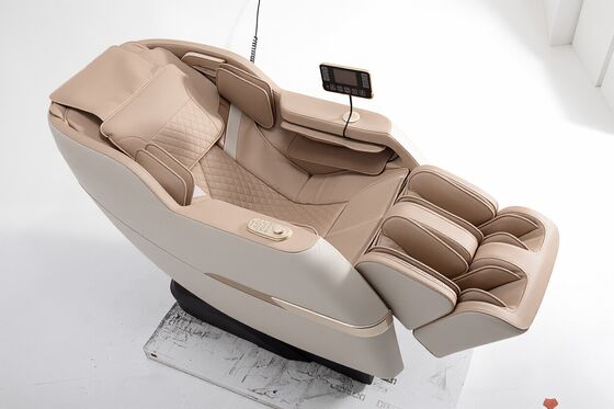 Smart Massage Chair with 5-Year PU Leather, Graphene Heat Therapy, Bluetooth Entertainment, and Wheeled Design