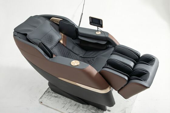 Smart Massage Chair with 5-Year PU Leather, Graphene Heat Therapy, Bluetooth Entertainment, and Wheeled Design