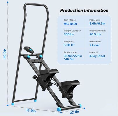 Stair Stepper with Handlebar , Stepper Climber Exercise Machine